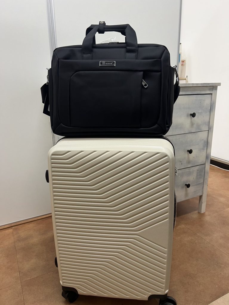 販売しているバッグの写真
